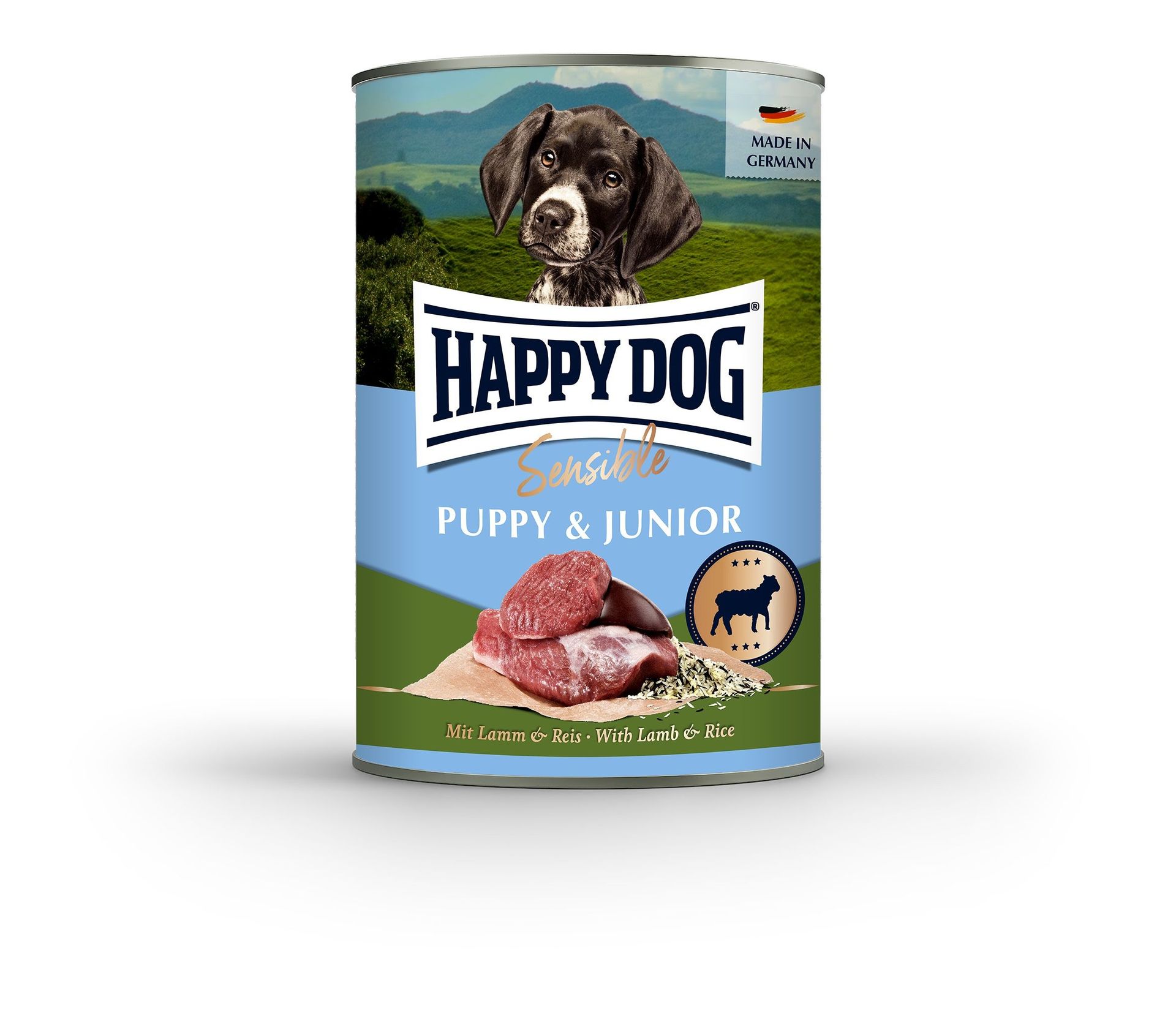 Sensible PuppyJunior, karma mokra, dla psa, jagnięcina i ryż, puszka - karma dla zwierząt