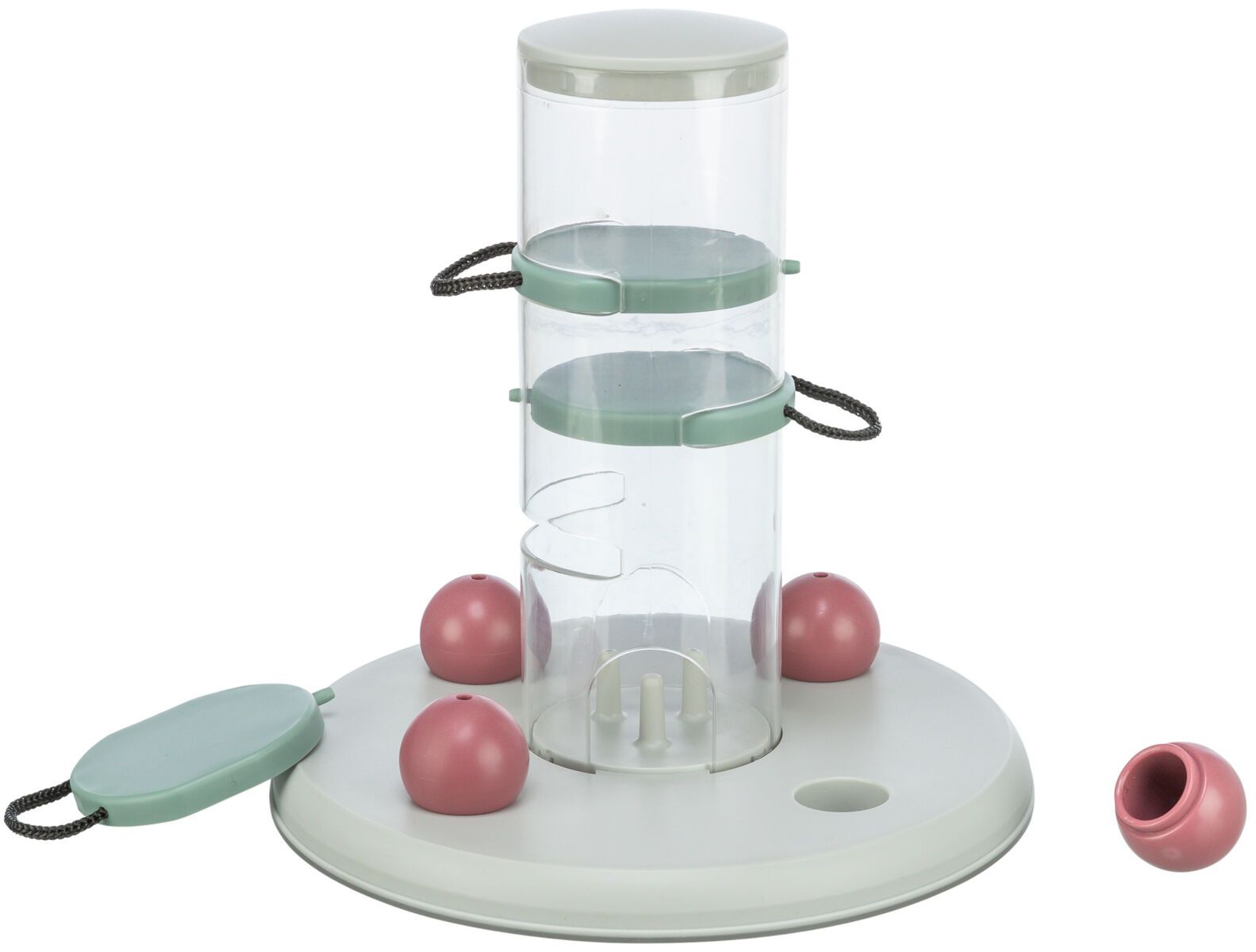 Cat Activity Gambling Tower, zabawka edukacyjne, dla kota, plastik, 25 x 27 cm