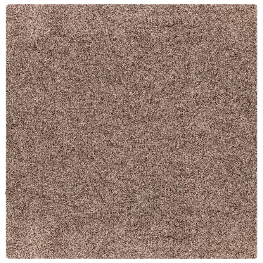 Brązowy kwadratowy dywan 160x160 antypoślizgowy - Pulsino 4X
