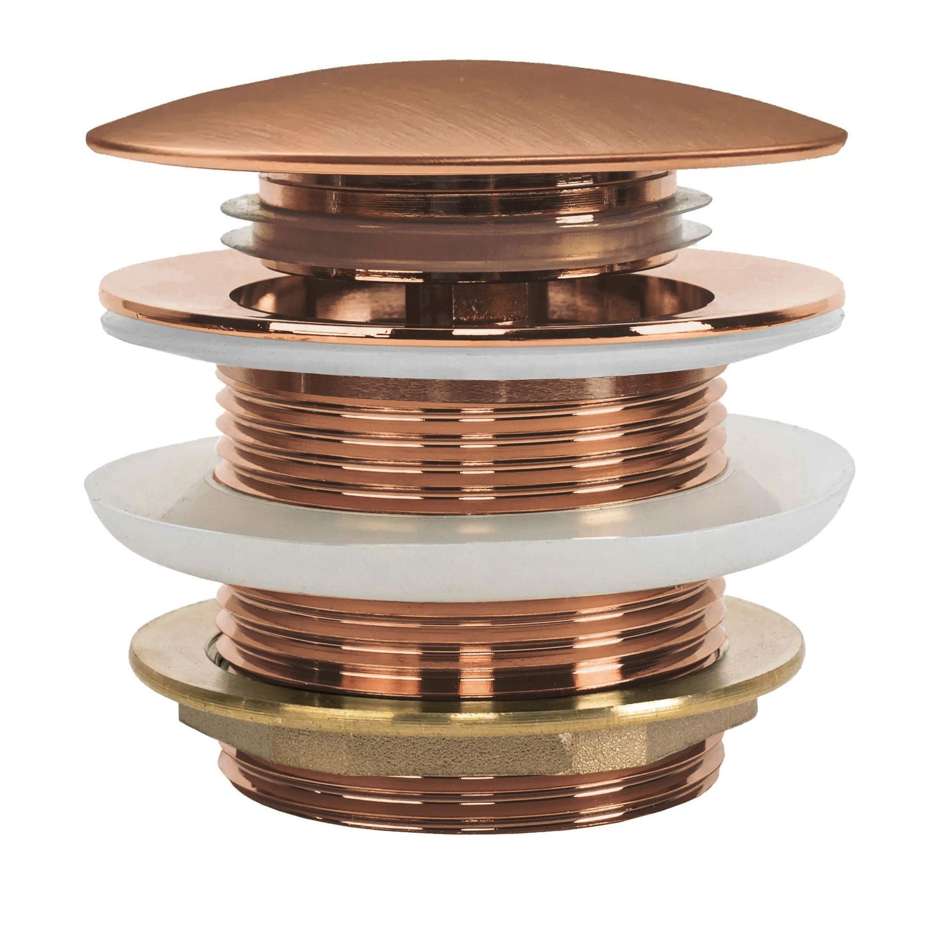 Rea Korek wannowy uniwersalny Klik-Klak Rea Miedź Szczotkowana