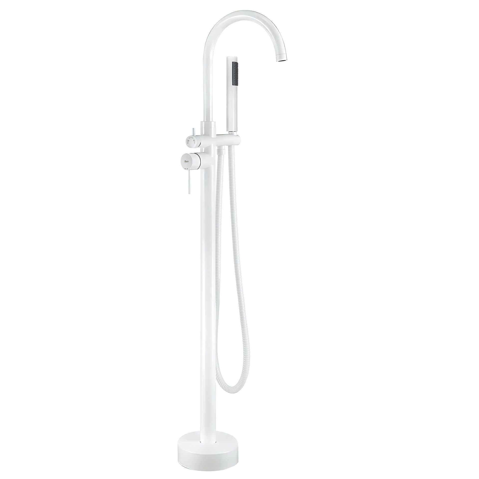 Rea Bateria wannowa podłogowa Rea Lungo Biała