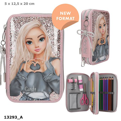 Piórnik 2-komorowy z wyposażeniem Top Model Bff 13293a