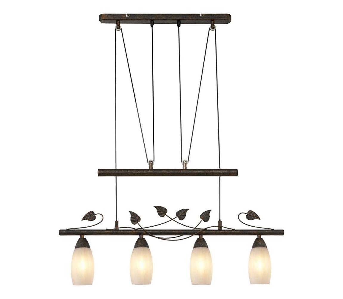 Globo 30800423X - Żyrandol na lince VENEZIA 4xE14/28W/230V