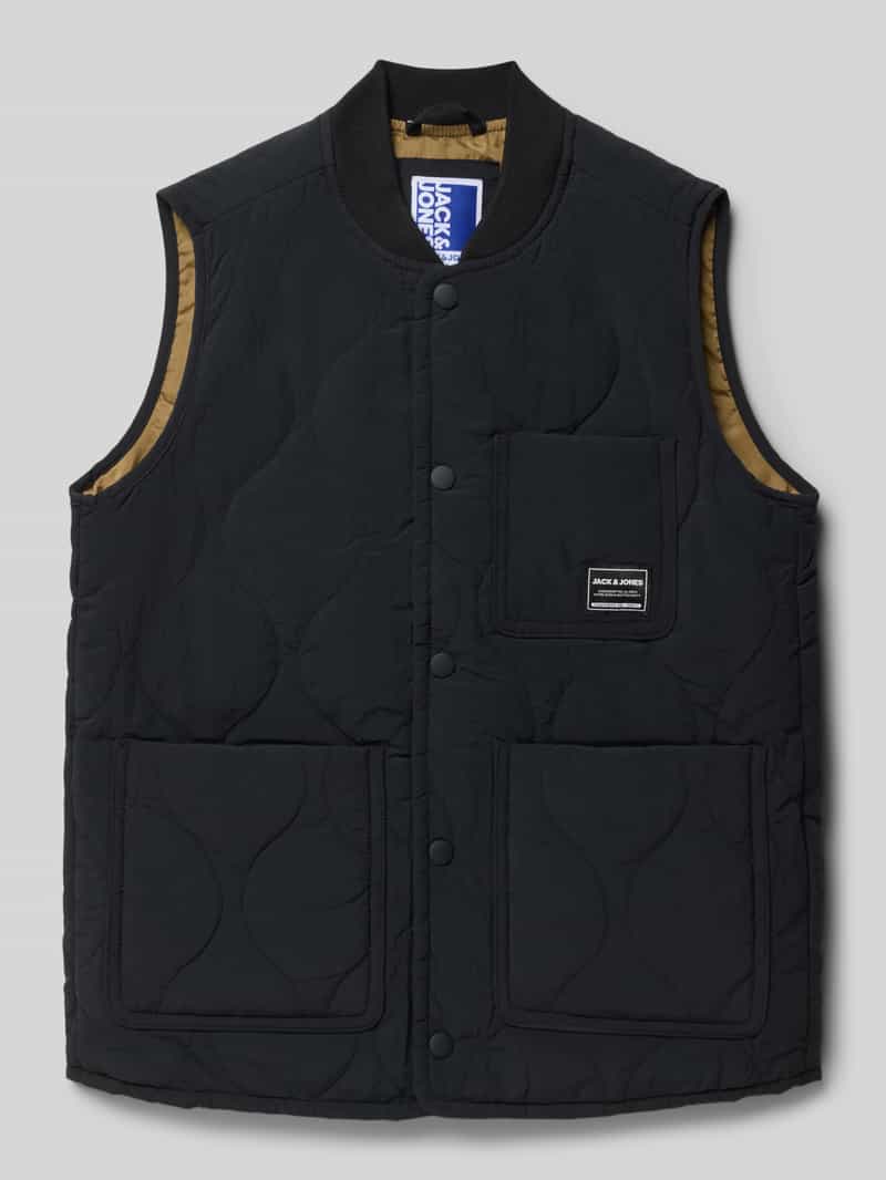 Kamizelka pikowana z kieszenią na piersi model ‘HERO’