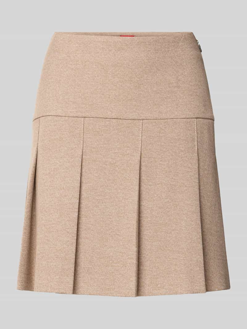 Spódnica mini o kroju regular fit z dodatkiem wiskozy model ‘RENORE’