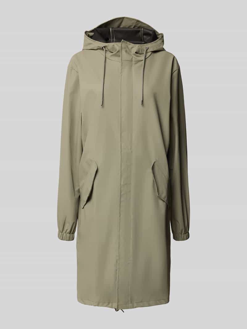 Parka z kieszeniami z patką model ‘Fishtail’