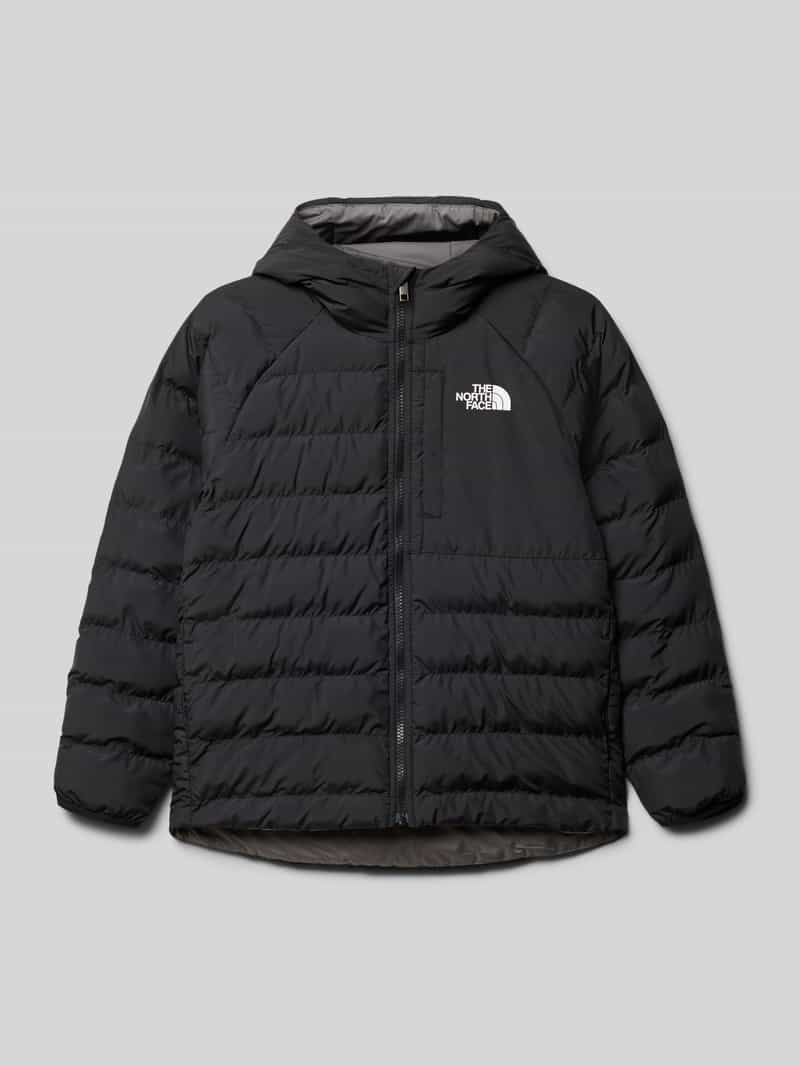 Kurtka pikowana o kroju regular fit z nadrukiem logo model ‘PERRITO’