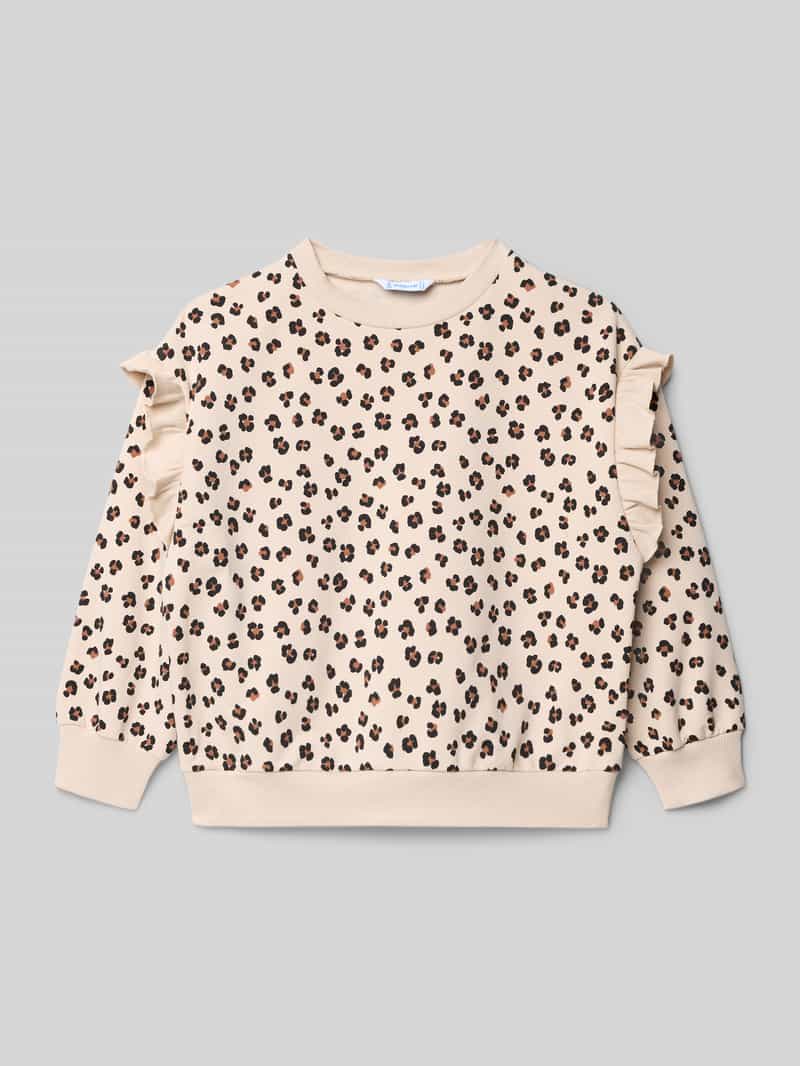 Bluza z prążkowanymi wykończeniami