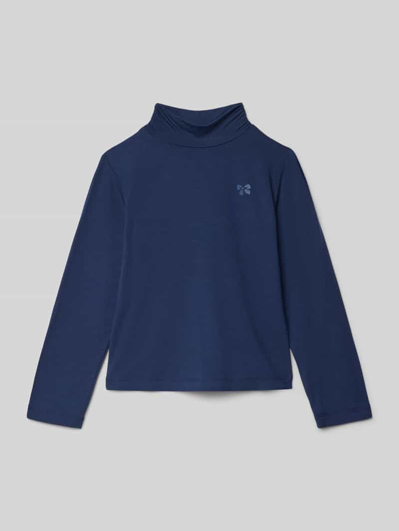 Bluzka z długim rękawem ze stójką