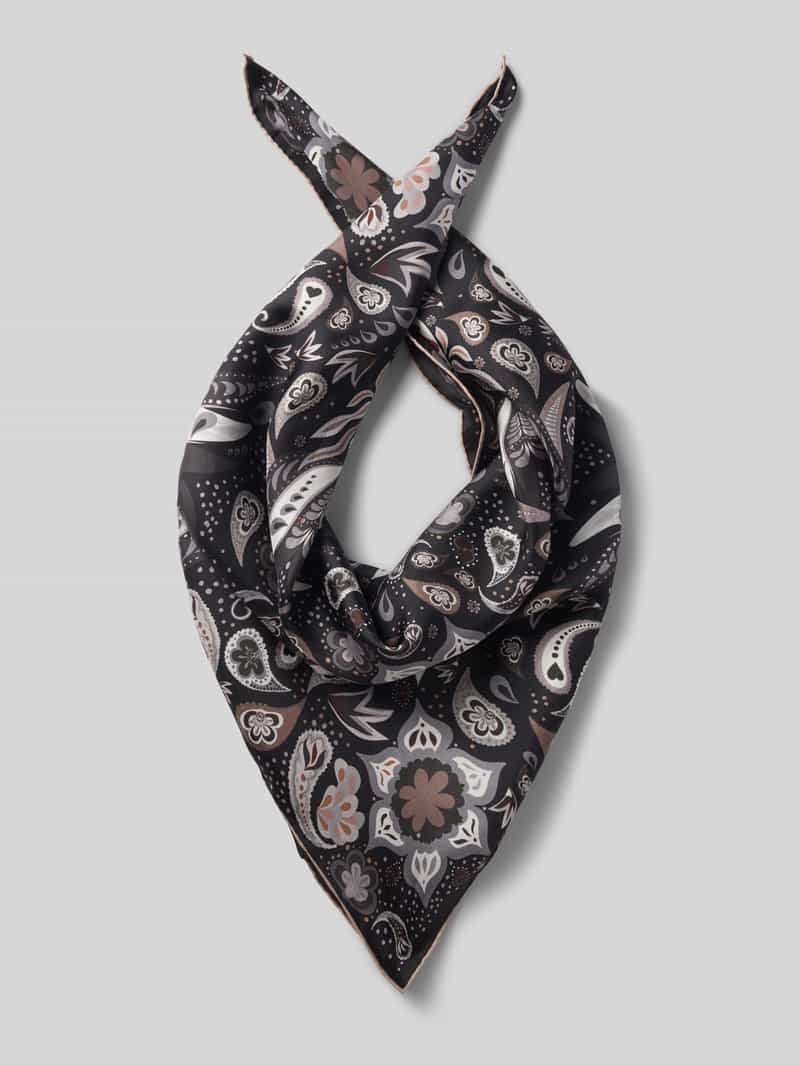 Chusta jedwabna ze wzorem paisley