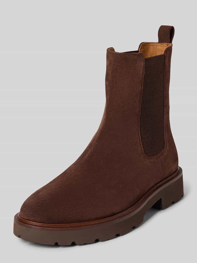 Sztyblety ze skóry z elastycznymi wstawkami model ‘NORIZE’