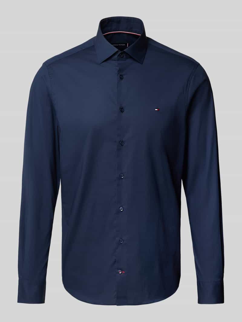 Koszula biznesowa o kroju slim fit z mieszanki bawełny