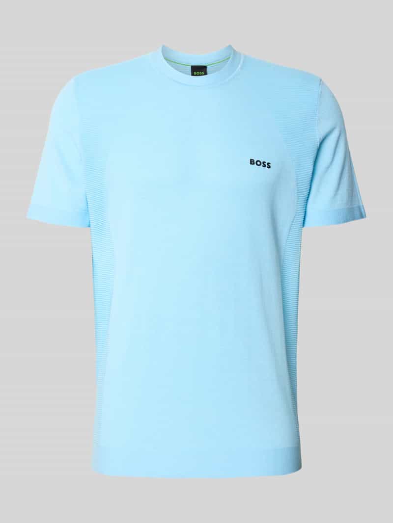 T-shirt o kroju regular fit z mieszanki bawełny model ‘MOMENTUM’