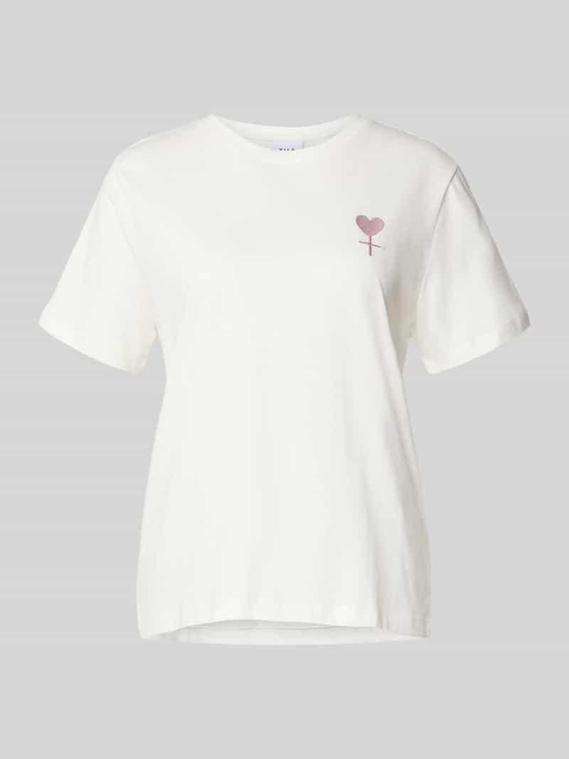 T-shirt z okrągłym dekoltem model ‘SYBIL EMPOWERMENT’