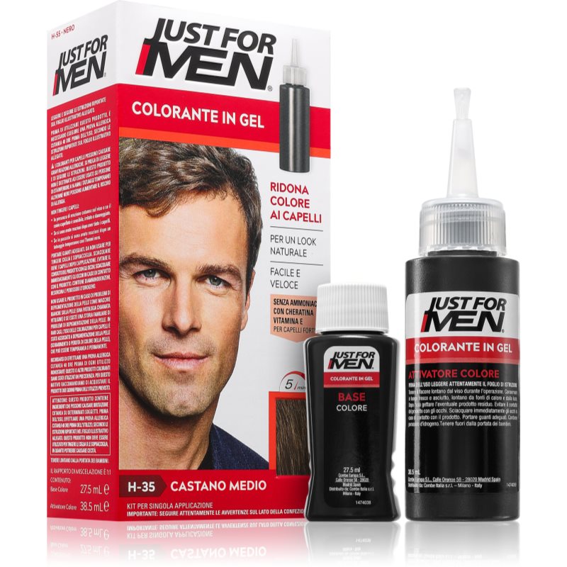 Just for Men Color Kit tonująca farba do włosów dla mężczyzn odcień H-35 Medium Brown 1 szt.