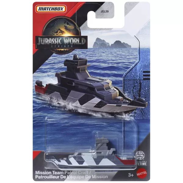 Matchbox Jurassic World: Misja Team Patrol Craft