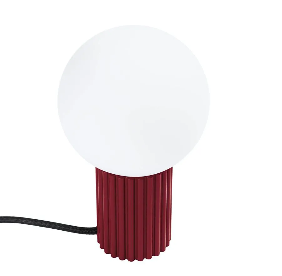 Burgundowa lampka na biurko - K601-Buble