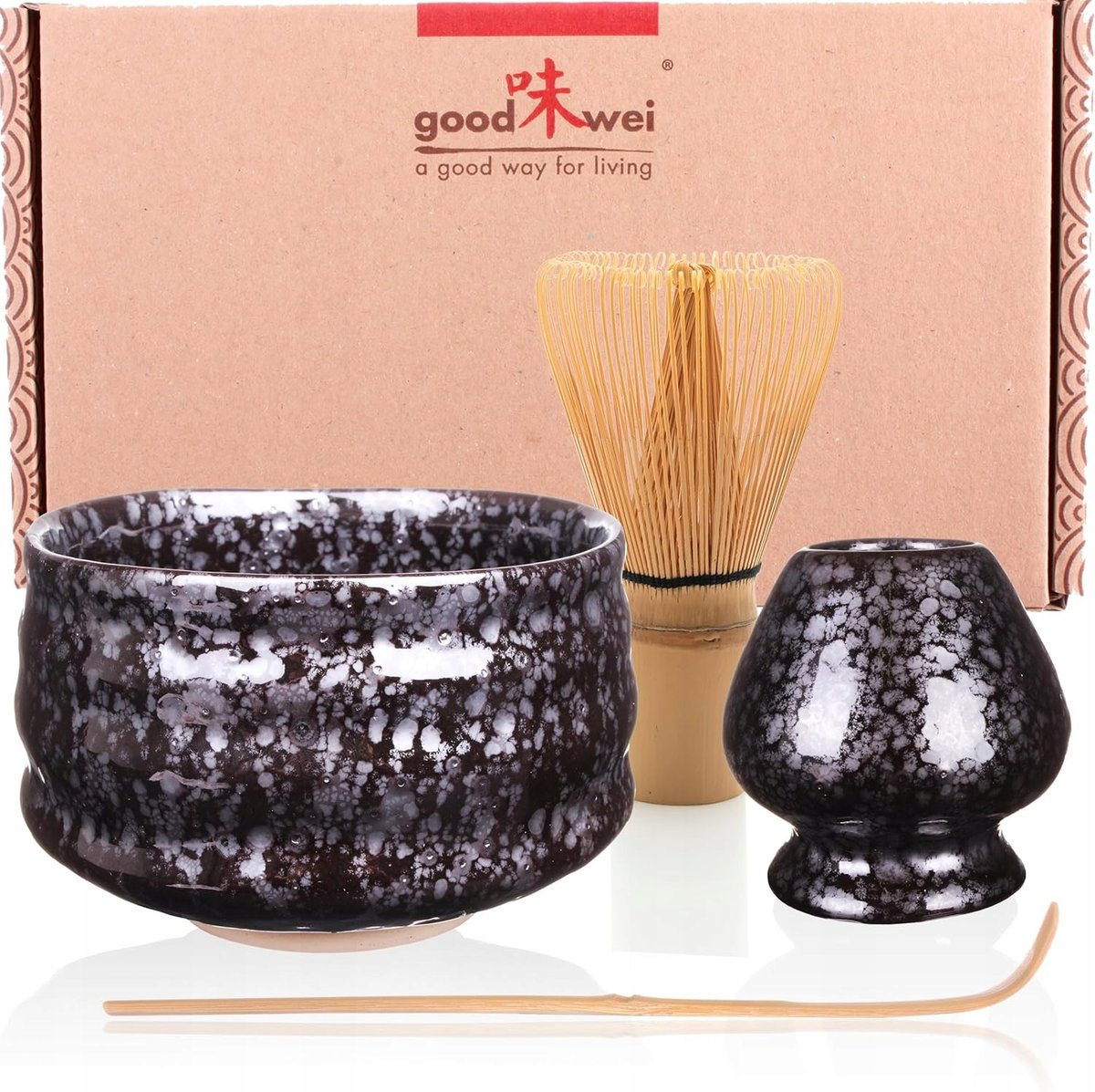 Zestaw Do Herbaty Matcha Z Ceramiczną Miską I Akcesoriami Zestaw Matcha