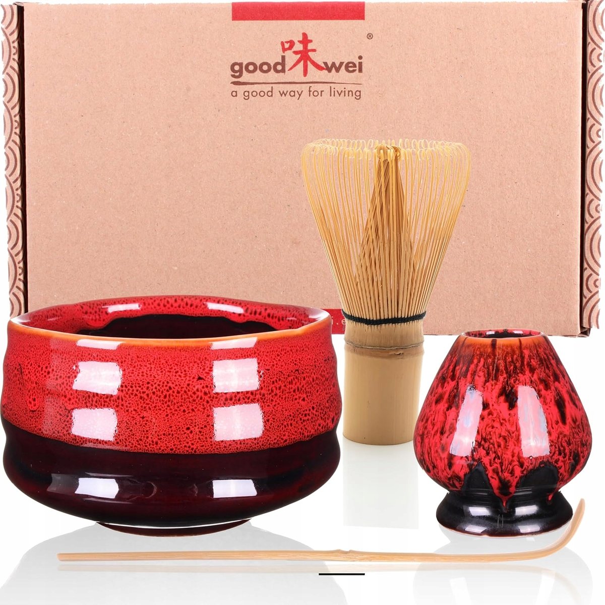 Zestaw Do Herbaty Matcha Z Ceramiczną Miską I Akcesoriami Zestaw Matcha