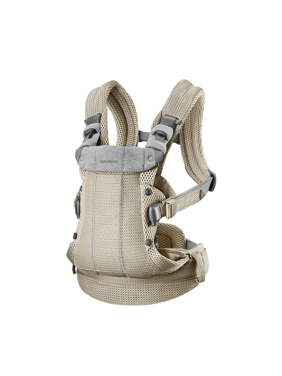 Babybjorn - Nosidełko Harmony 3D Mesh, Szary Beż