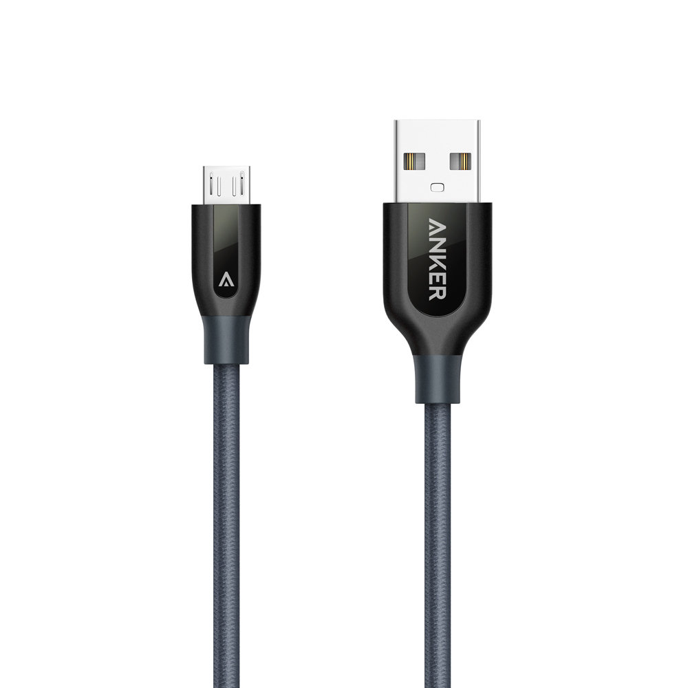 Anker PowerLine+ Micro USB kabel USB 0,9 m Micro-USB B USB A Czarny