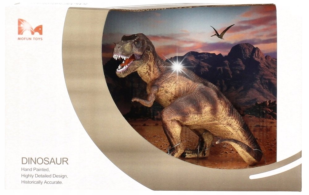 DINOZAUR GUMOWY RUCHOME ELEMENTY