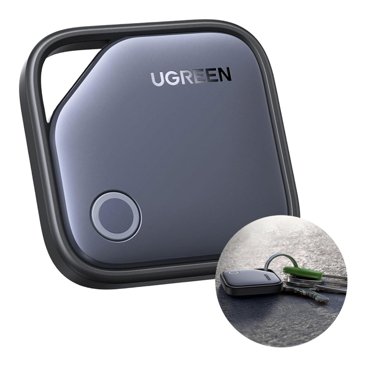 UGREEN CM816 Inteligentny lokalizator Finder do iPhone / iPad / Mac, Bluetooth 5.2, zasięg 10m