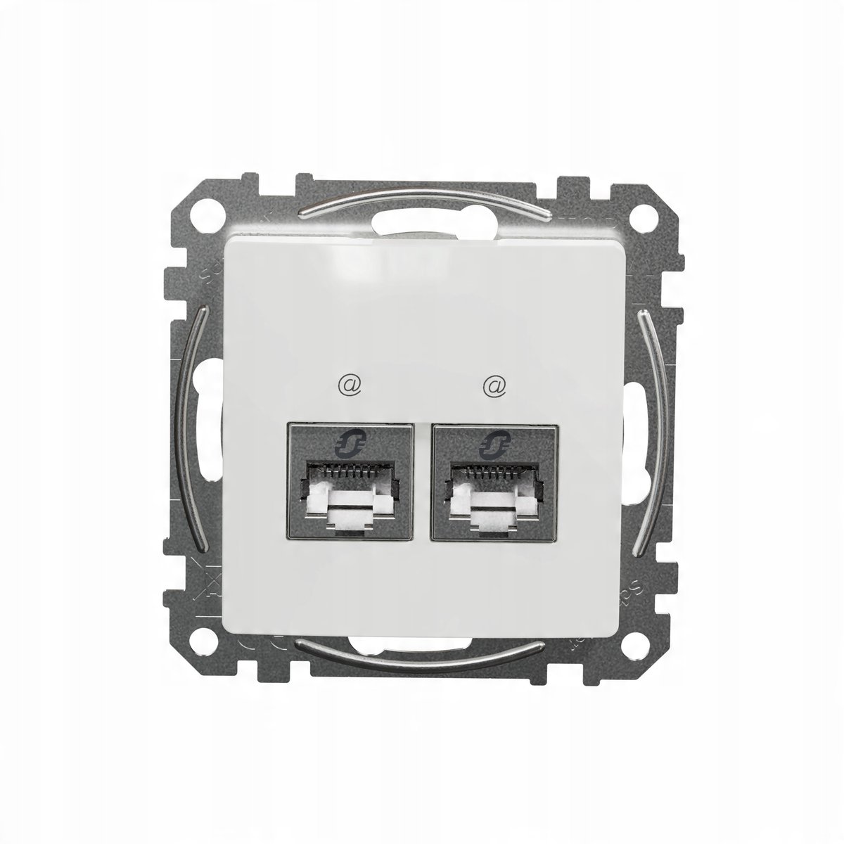 2 x 2 x GNIAZDO RJ45 k.6 STP SCHNEIDER SEDNA DESIGN BIAŁY