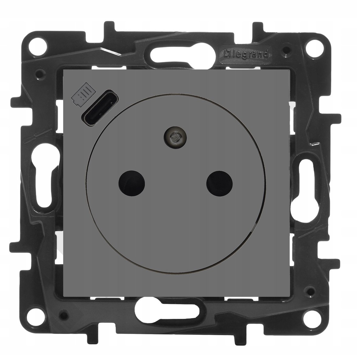 2 x 2 x GNIAZDO ŁADOWARKA USB LEGRAND NILOE STEP STALOWY