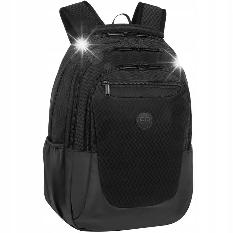 PLECAK SZKOLNY MŁODZIEŻOWY DO SZKOŁY NA LAPTOPA CZARNY POJEMNY COOLPACK