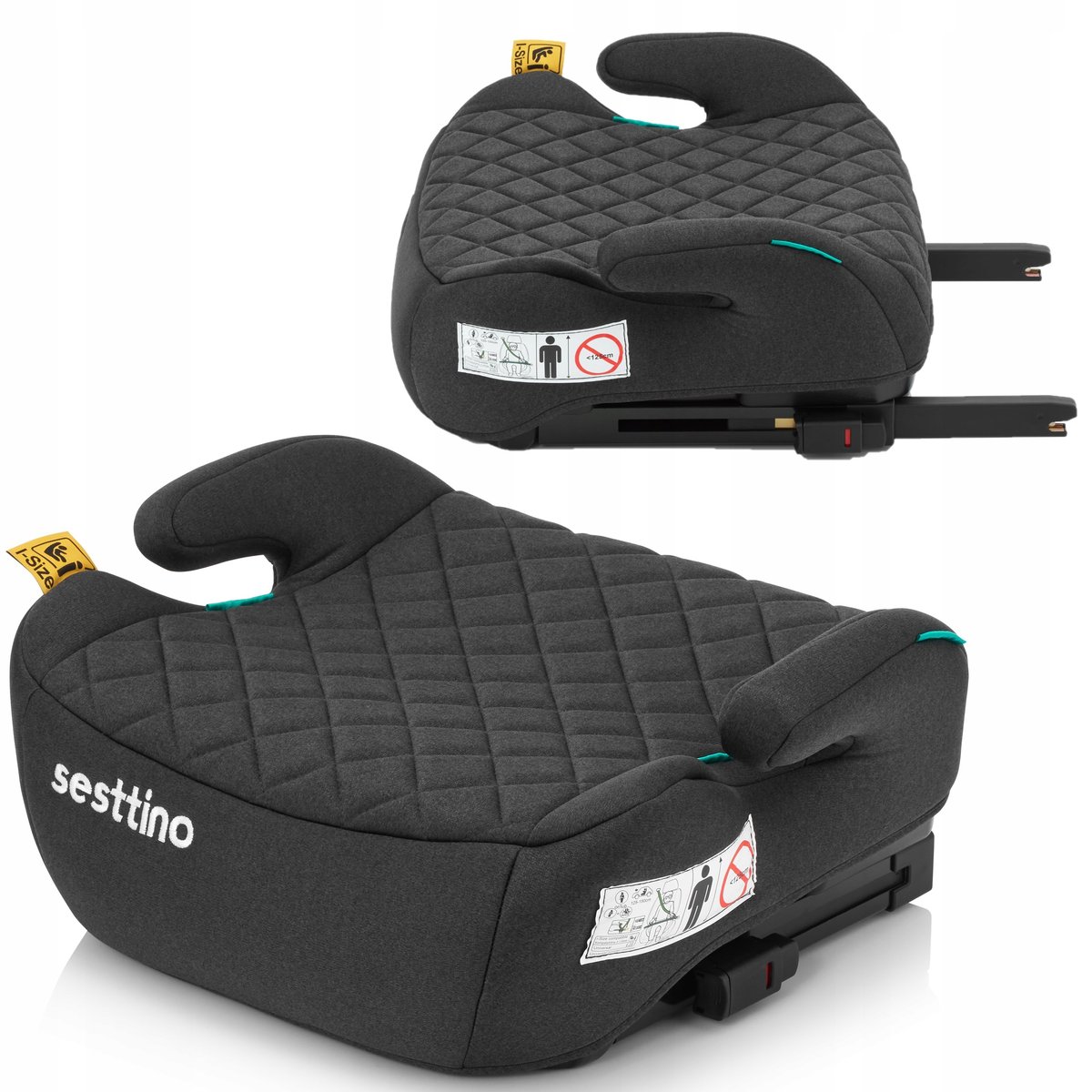 2 x Sesttino Xbooster Lite Podstawka Fotelik Samochodowy Dziecięcy 125-150