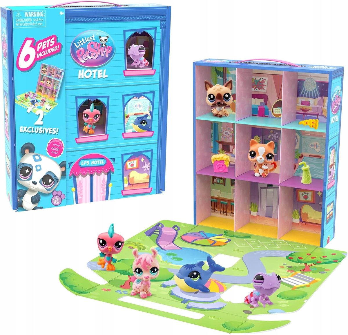 Littlest Pet Shop Zestaw 6 Figurek Pet Shop Dla Dzieci The Hotel Pet Shop