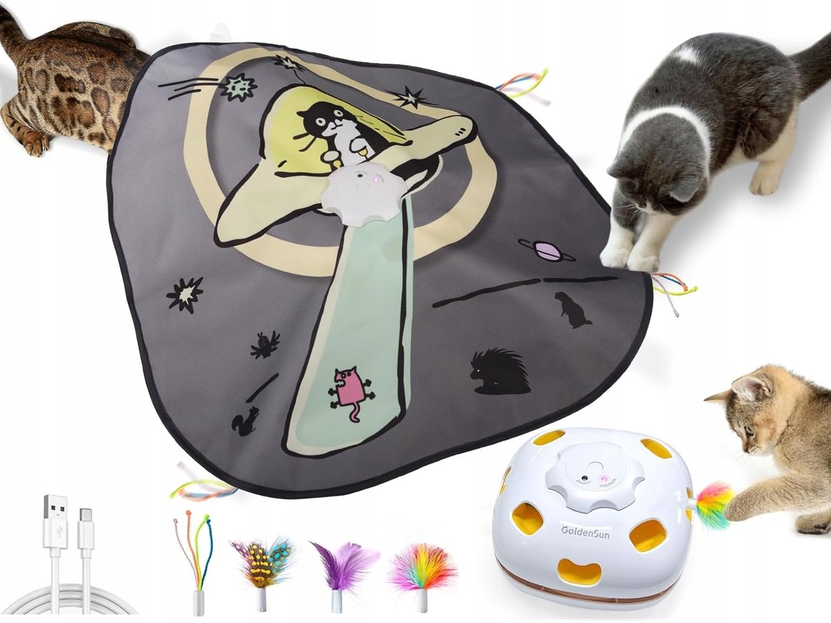 Zabawka interaktywna dla kota elektroniczna Złap Mnie