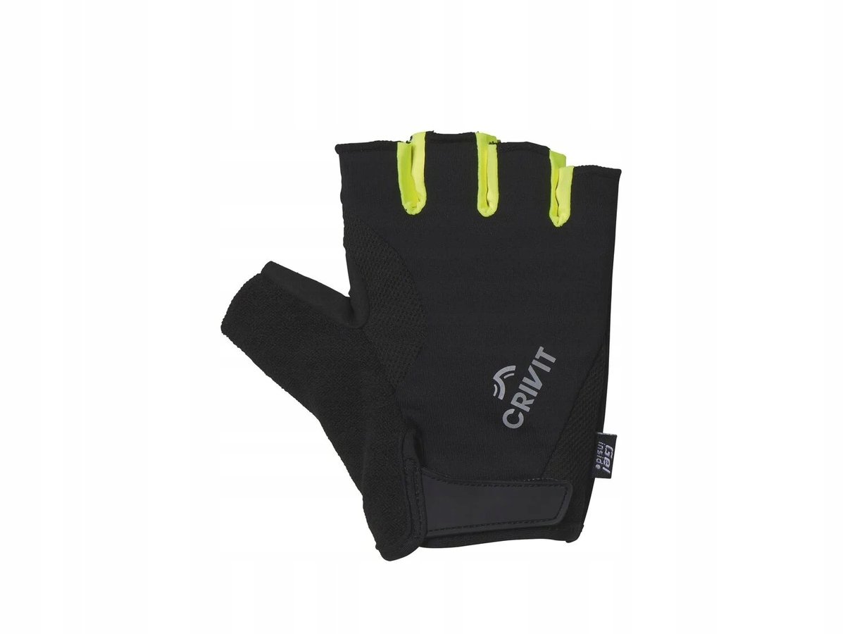 CRIVIT Rękawiczki krótkie Rowerowe Żelowe UNISEX rozmiar 9