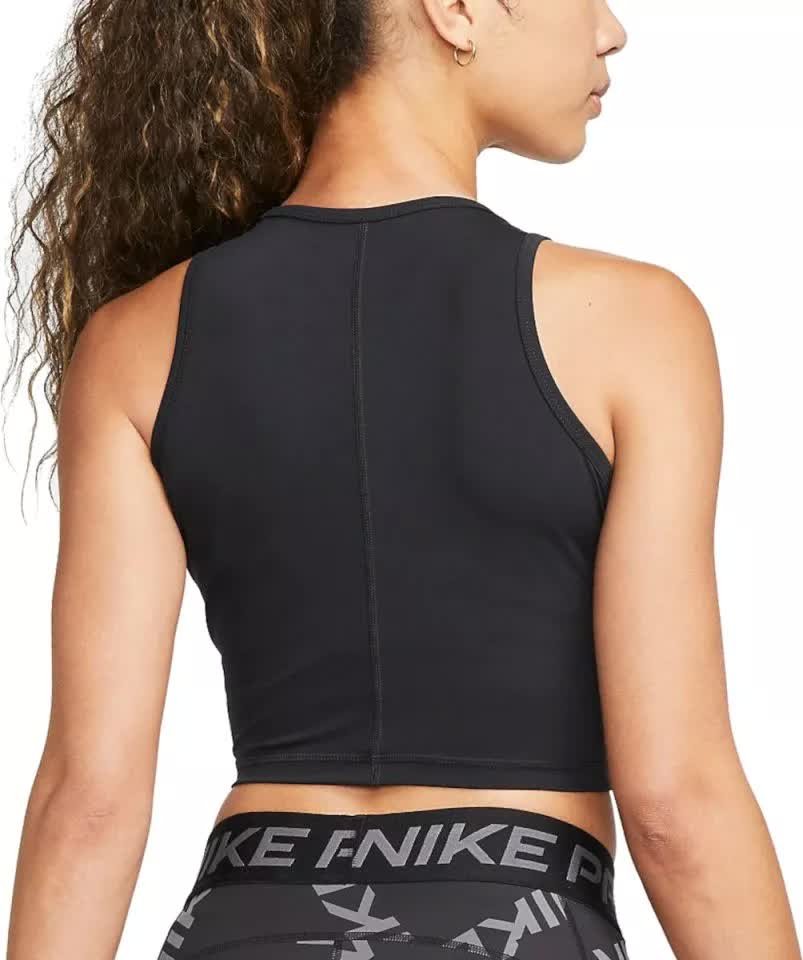 Damska Koszulka O Skróconym Kroju Nike Pro Dri-fit Fb5261 010 R -L