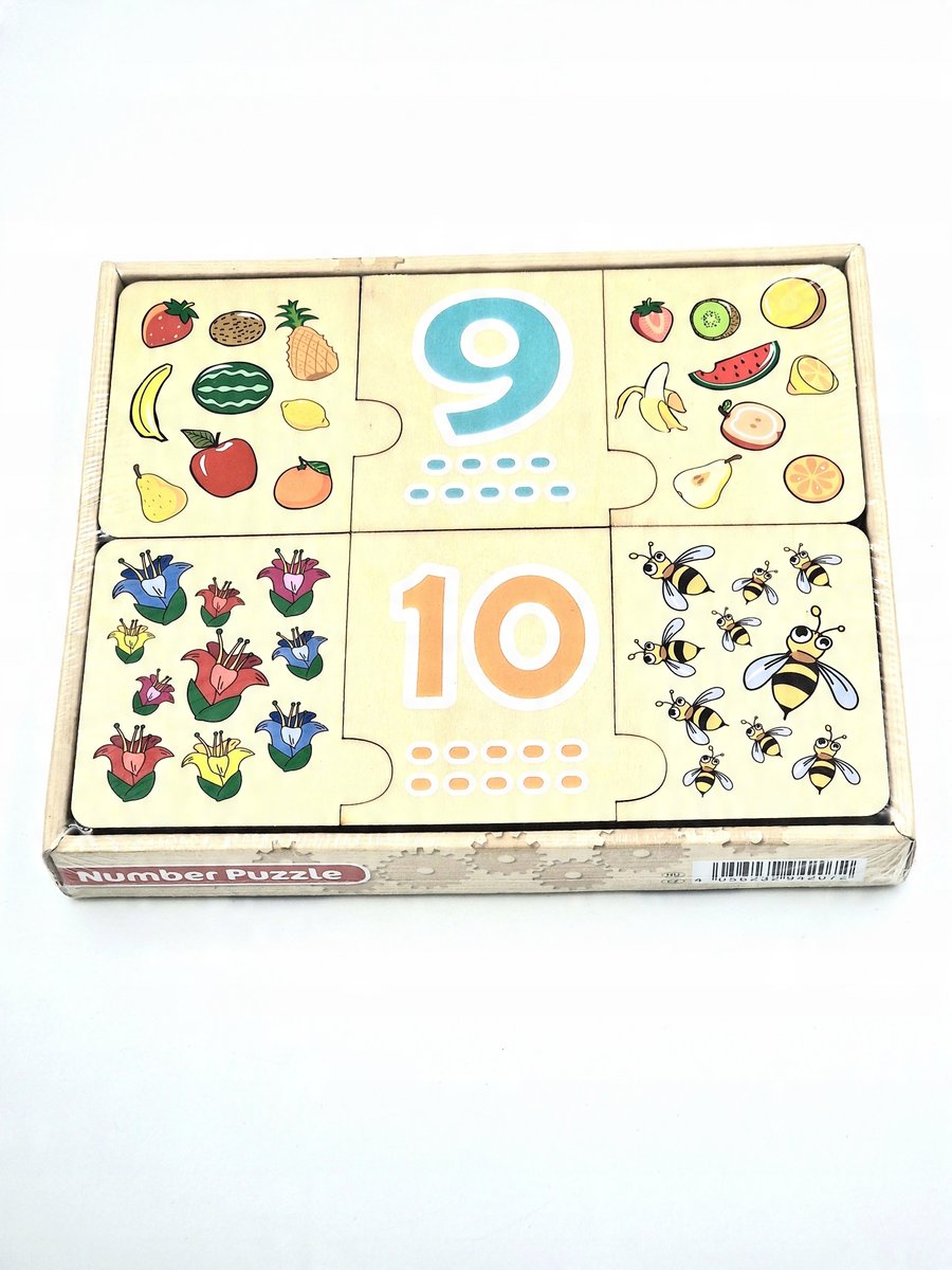Drewniane puzzle dla dzieci