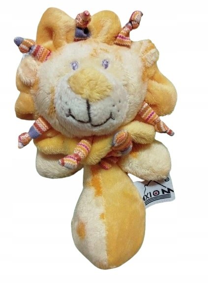 Grzechotka Maskotka Uroczy Lew Axiom
