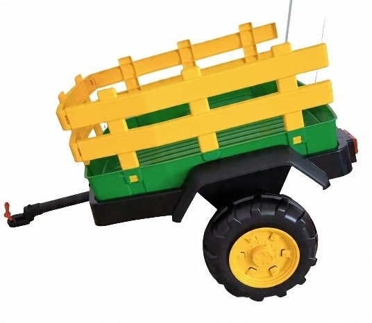 2 x Przyczepa PEG PEREGO JTRAKTOR DUAL FORCE