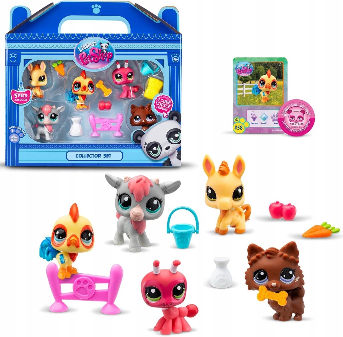 Littlest Pet Shop Zestaw 5 Figurek Pet Shop Dla Dzieci Besties Farm