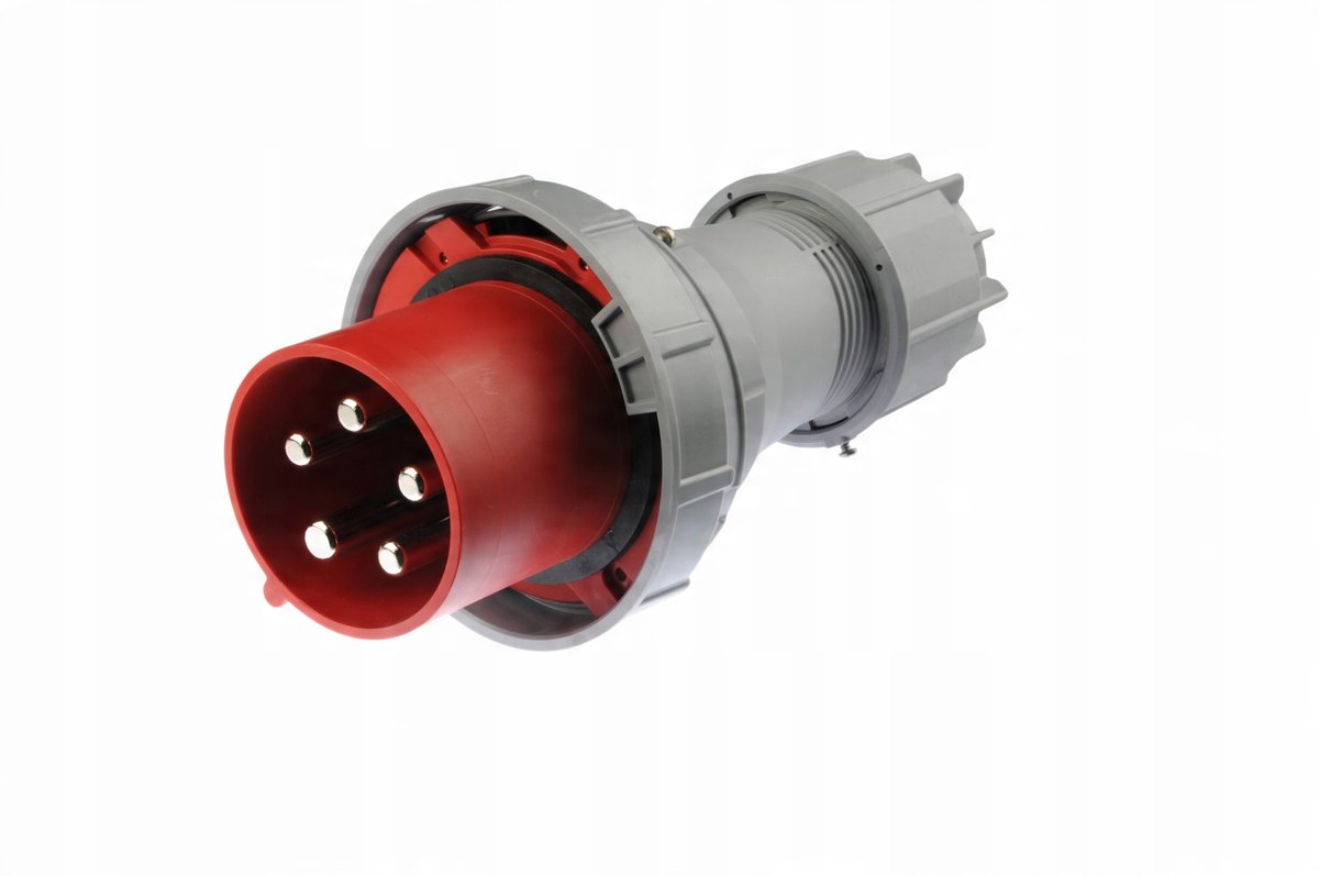 PCE POWER TWIST WTYCZKA SIŁOWA PRZENOŚNA 125A 5P 400V IP67 CZERWONA 045-6