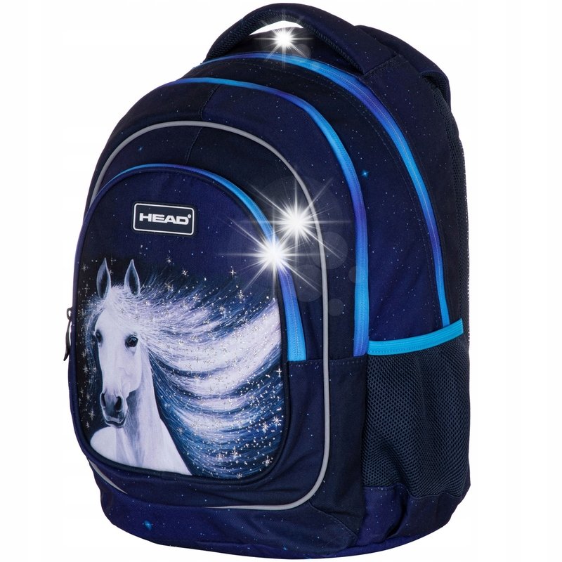 HEAD PLECAK TORNISTER SZKOLNY DLA DZIEWCZYNKI Z KONIEM JEDNOROŻEC KLASA 1 3