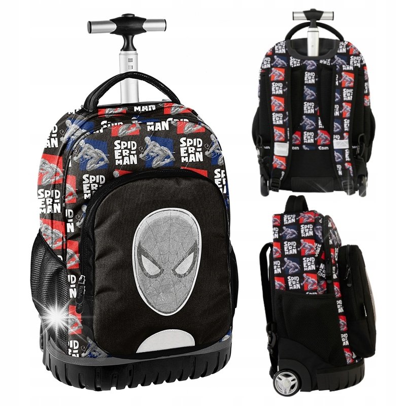 PLECAK SZKOLNY NA KÓŁKACH DLA CHŁOPCA SPIDERMAN MARVEL