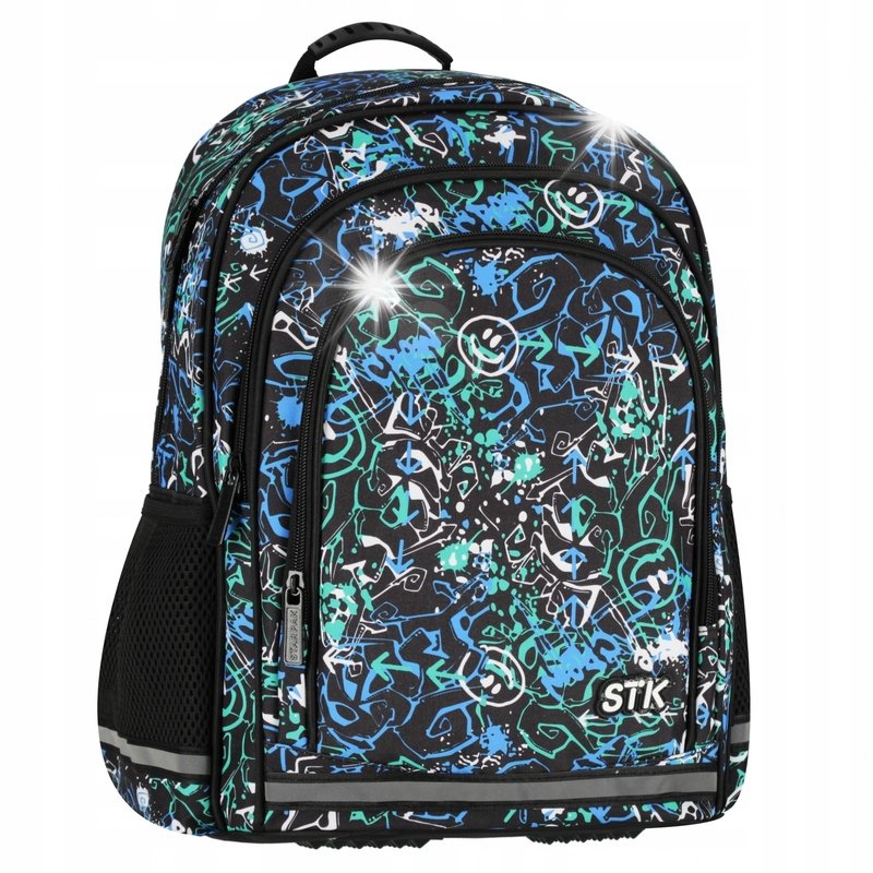 PLECAK SZKOLNY TORNISTER KLASA 1 3 EMOTIKONY BUŹKI