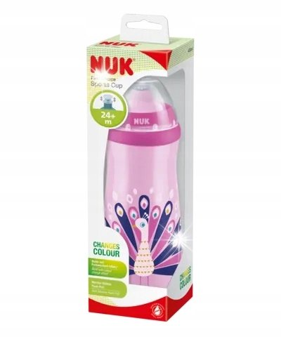 NUK BIDON SPORTOWA BUTELKA BPA FREE DLA DZIECI MIĘKKI USTNIK 450 ML