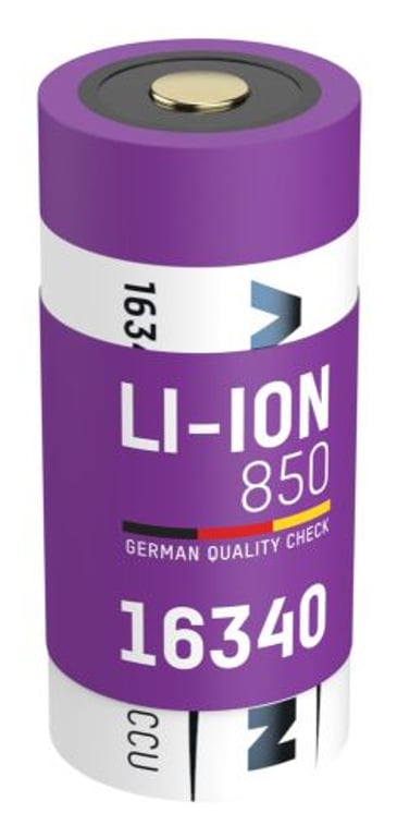 Ansmann 1300-0017 bateria do użytku domowego Bateria do ponownego naładowania 16340 Litowo-jonowa (Li-Ion)