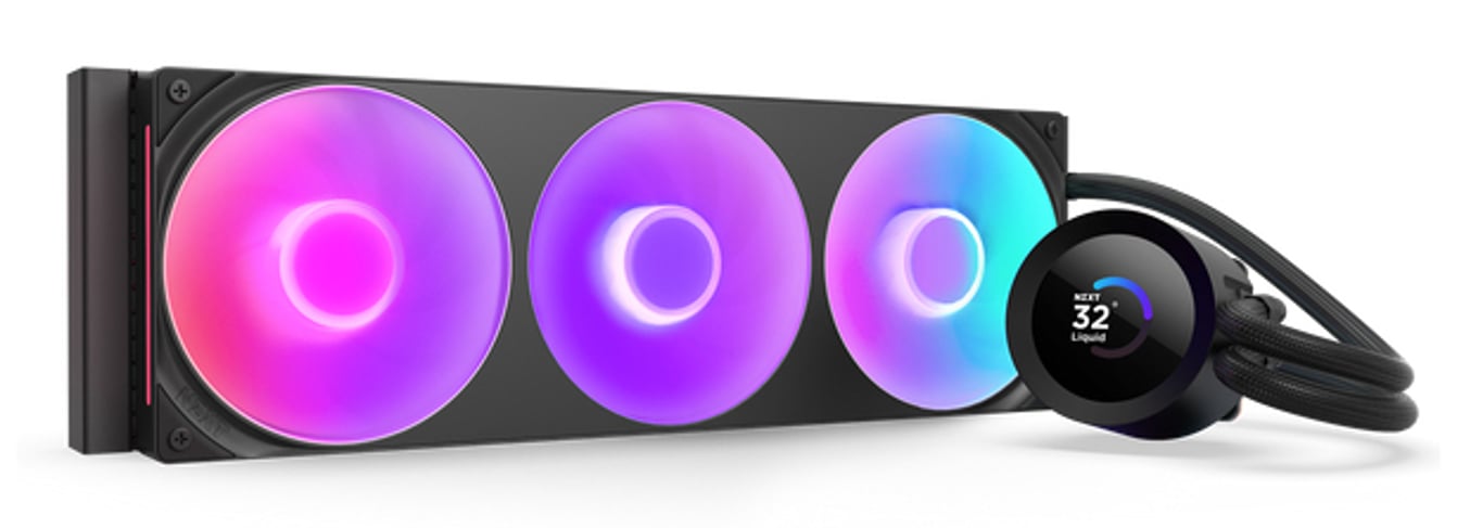NZXT Kraken Plus 360 RGB Procesor Chłodnica cieczy all-in-one Czarny 1 szt. RL-KR360-B2