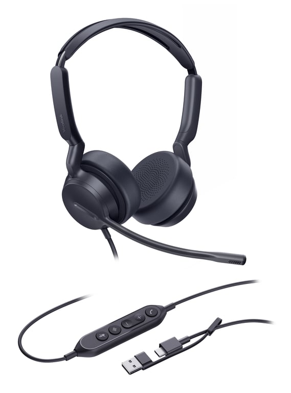 Yealink UH42 Dual UC USB-C/A  Czarny