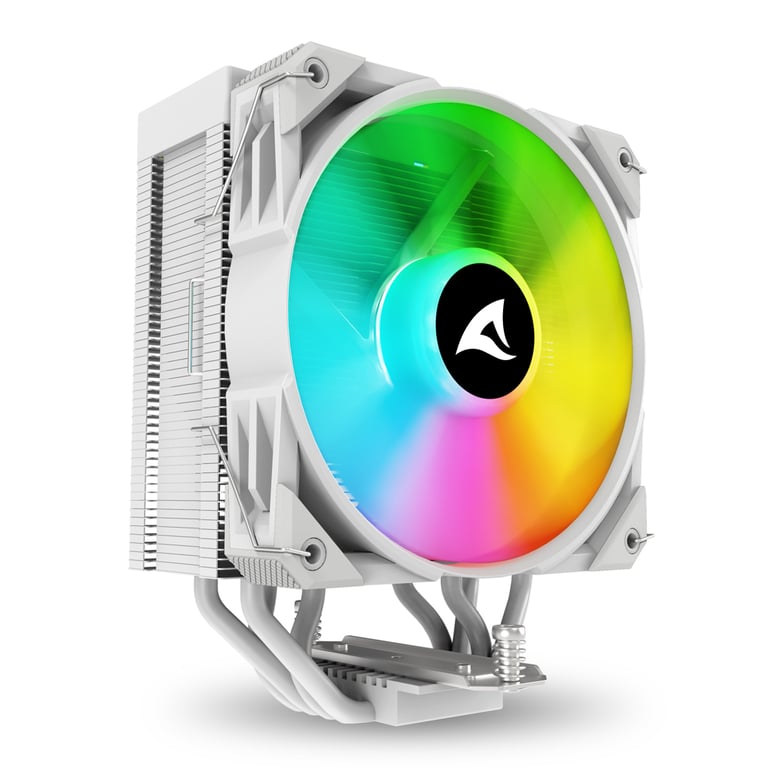 Sharkoon A40 RGB Procesor Chłodnica powietrza 12 cm Biały 1 szt. 4044951042005