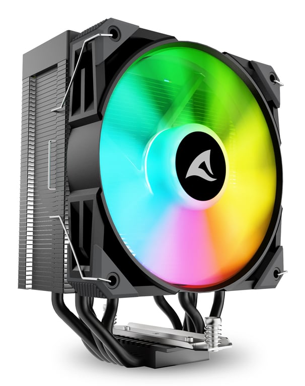 Sharkoon A50 RGB Procesor Chłodnica powietrza 12 cm Czarny 1 szt. 4044951042029