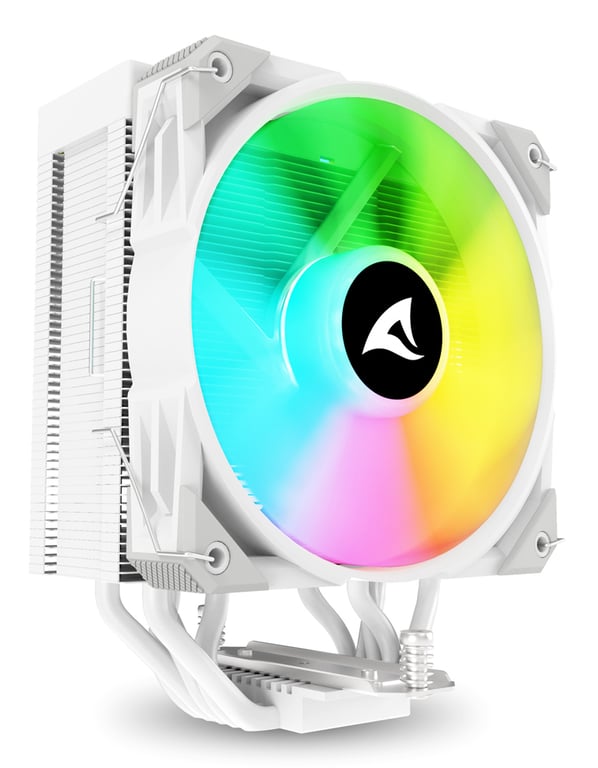 Sharkoon A50 RGB Procesor Chłodnica powietrza 12 cm Biały 1 szt. 4044951042036